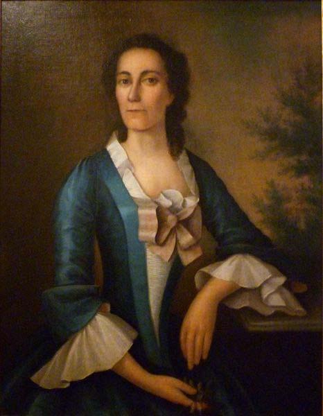 Joseph Badger Portrait of Mrs. Thomas Shippard. Boston.